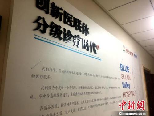 资料图:某地创新医联体情况简介板。李英 摄