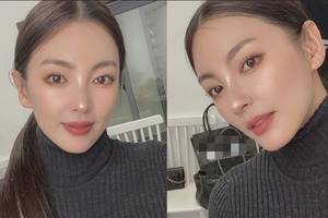 韩剧女主角！张雨绮怼脸自拍眼神温柔