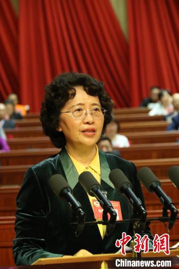 图为云南省政协主席李江讲话。云南省政协提供