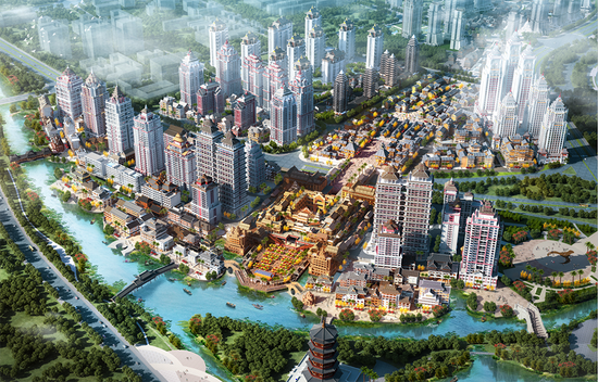 佤山凤城效果图。佤山凤城 供图