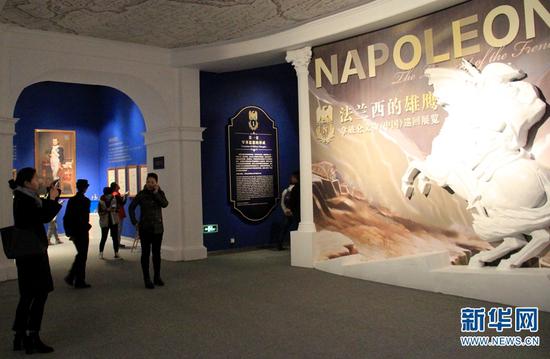 市民观展。(新华网 念新洪 摄)