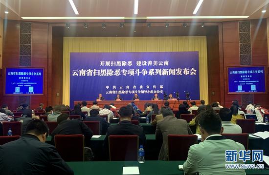 新闻发布会现场。(新华网 念新洪 摄)