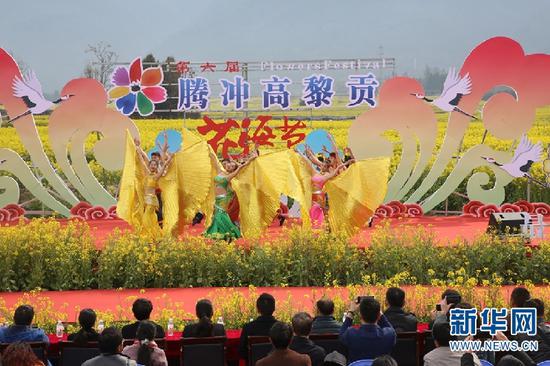 “第六届腾冲高黎贡花海节”3月4日开幕。新华网发(刘正凡 摄)