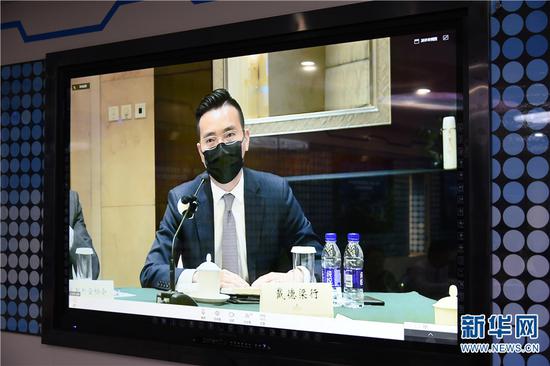 推介会成都分会场。新华网发