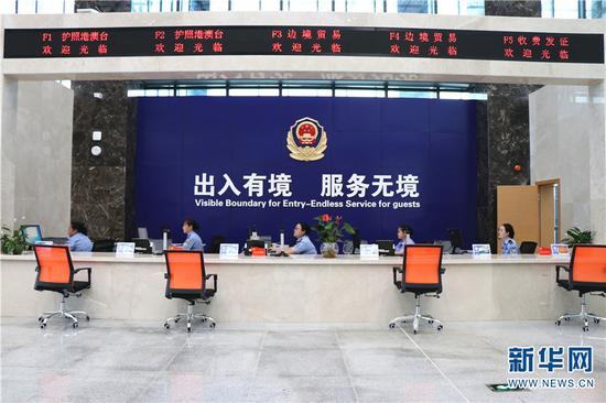 红河片区综合服务中心。新华网发(刘成洁 摄)