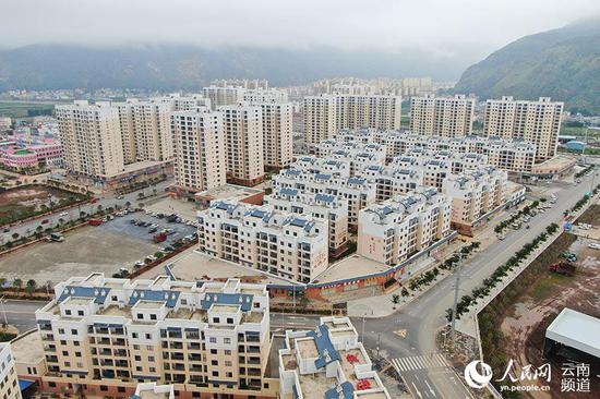 会泽县易地扶贫搬迁县城安置点。