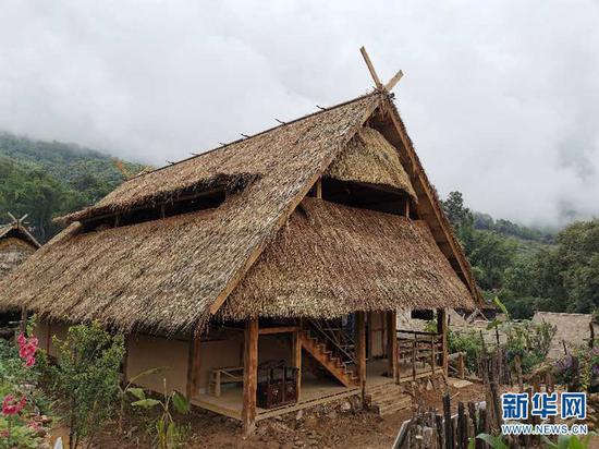 临沧翁丁原始部落文化旅游厕所。新华网发(云南省文化和旅游厅 供图)
