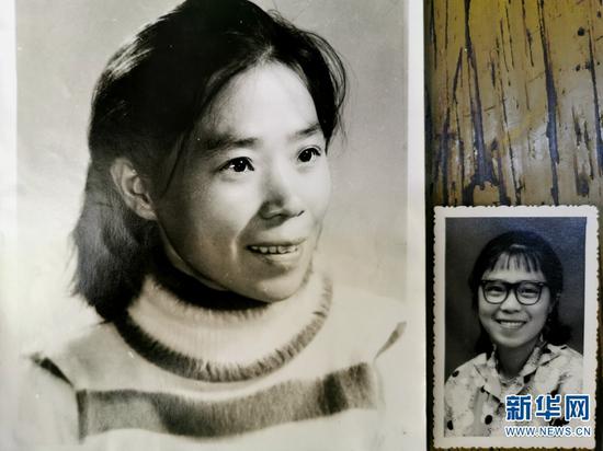 年轻时候的张桂梅(2019年10月17日摄)。新华网 丁凝 摄