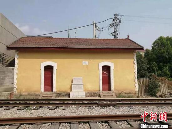 图为可保村火车站革命遗址。 杨益忠供图