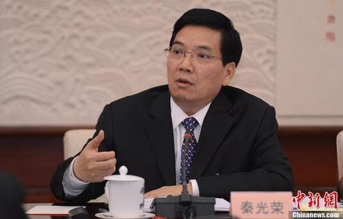 资料图:云南省委原书记秦光荣。中新社发 廖攀 摄