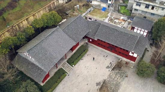 扎西镇江西会馆俯瞰