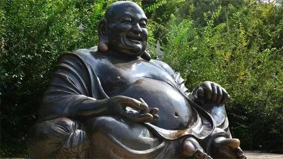 弥勒佛小铜像