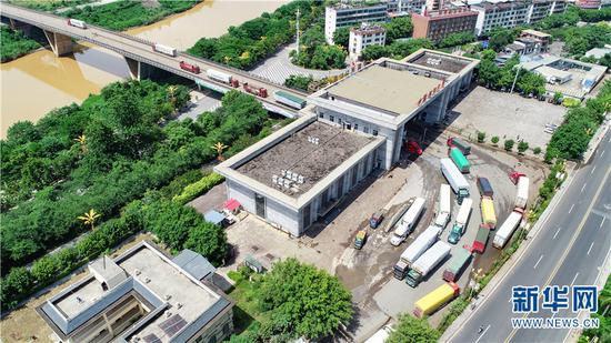 北山公路口岸。新华网发(供图)