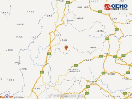 图片来源:国家地震台网官方微博