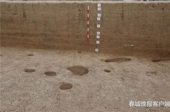 1110号探方西壁
