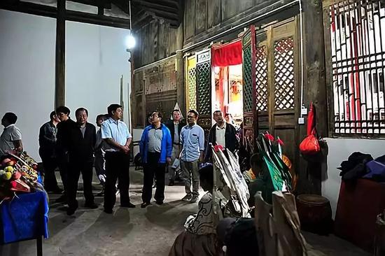 省文化厅领导到灵峰寺考察 (图片来源于网络)