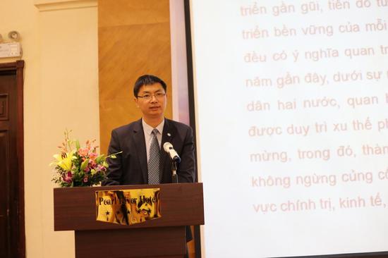(云南省政府外事办副主任王伟 摄影 熊玥)