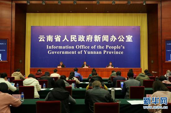 新闻发布会现场(新华网 赵普凡 摄)