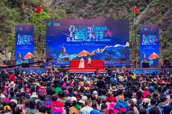 往届音乐节现场