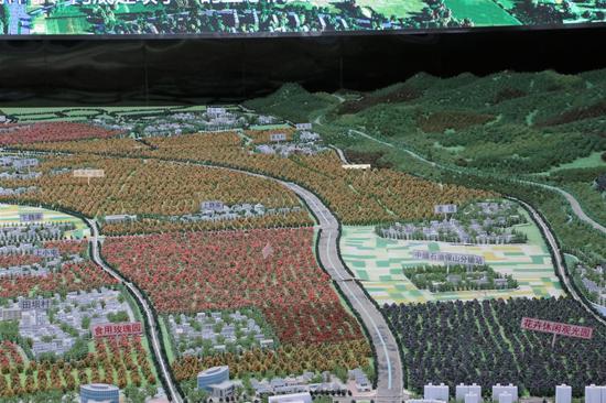 万亩生态观光农业园规划模型