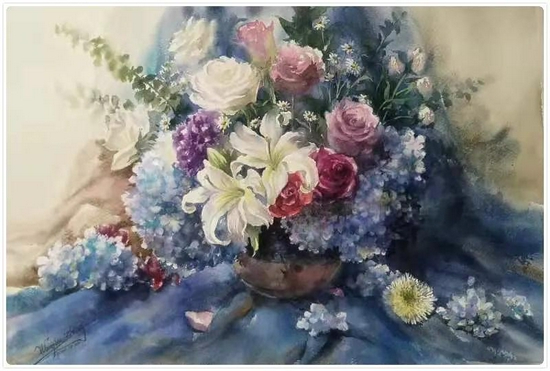 △王卫中的水彩画作品