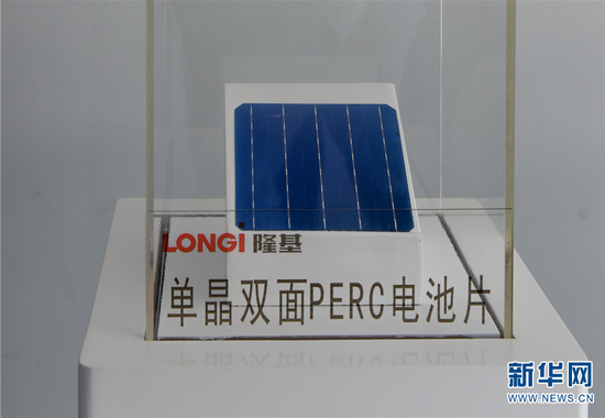 丽江隆基生产的单晶双面PERC电池片