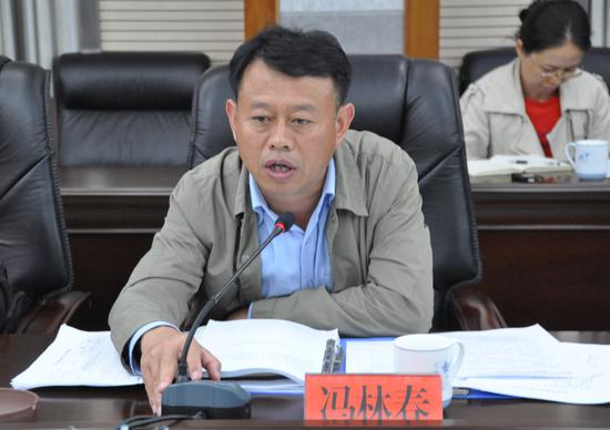 县委副书记、县长冯林春讲话