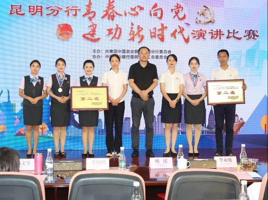 度假区支行和新区支行获得二等奖。
