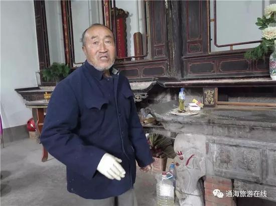 苏轼后裔、今年78岁管理苏氏祠堂的苏全斌老人