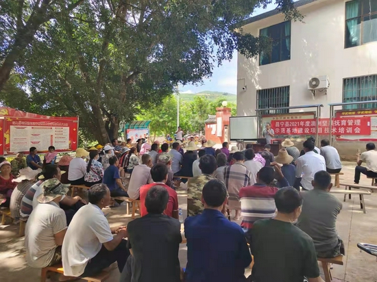 昌宁县林业科技服务队到更戛乡开展澳洲坚果技术培训