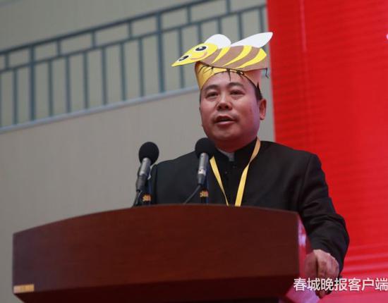 校友代表发言▲