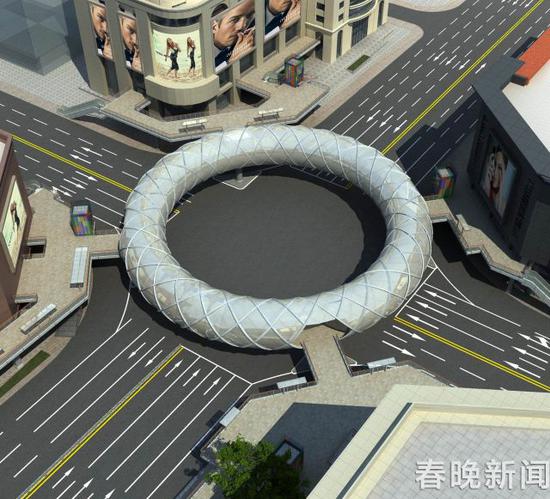 小花园连廊效果图 供图