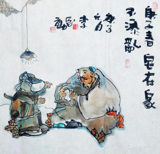 李成勇《庚子春,宅在家,不添乱》