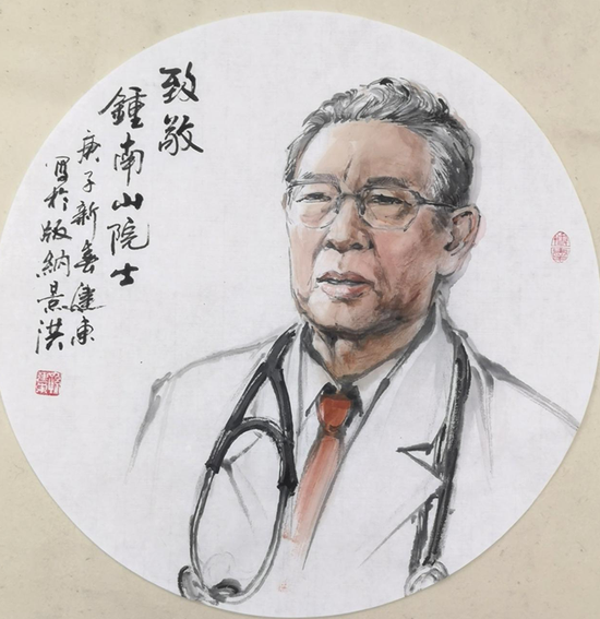 孙建东《致敬钟南山院士》