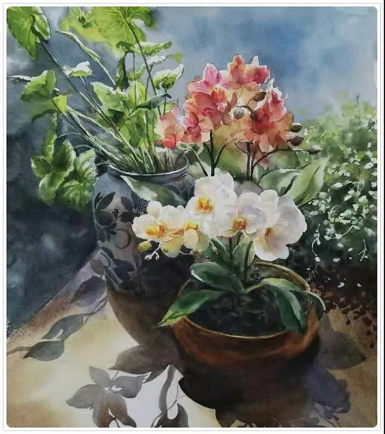 △王卫中的水彩画作品