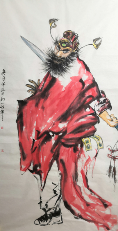 鲁启《驱魔图》