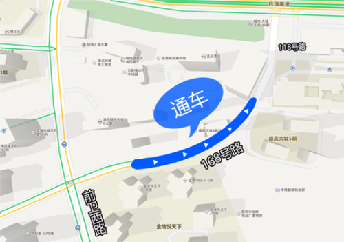 第一片区导行示意图