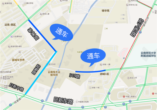 第四片区导行示意图