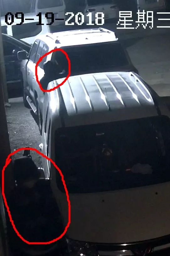 ▲撬车窗监控截图