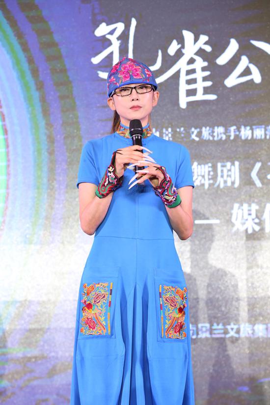 著名舞蹈艺术家杨丽萍。摄/张翼鹏