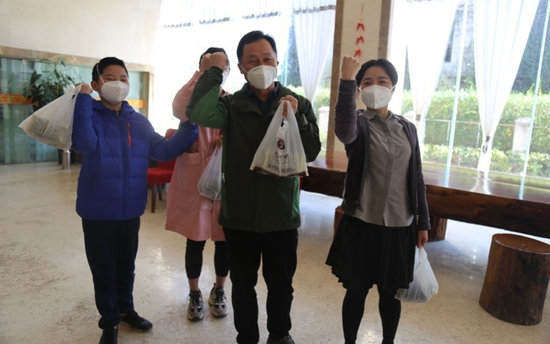 武汉滞留普洱游客信心满满(供图)