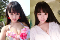 同济校花置身麦田神情陶醉