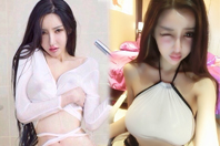 同济校花置身麦田神情陶醉