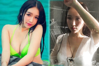 同济校花置身麦田神情陶醉