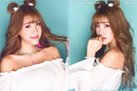 同济校花置身麦田神情陶醉