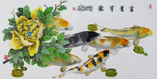 赠嘉宾.有多幅剪纸作品在全国获奖,并有多幅剪纸作品被中国农业