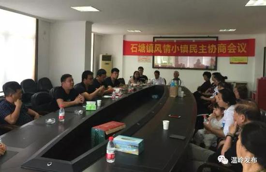 石塘镇风情旅游小镇专题民主协商会议。