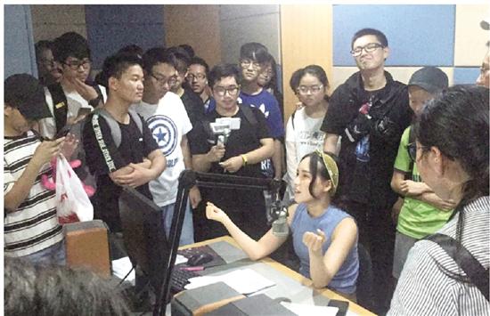 上虞春晖学子社会实践走近媒体