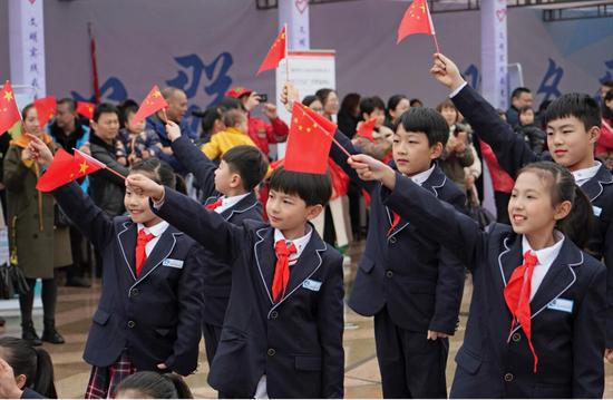 志愿活动现场。 桐宣 摄