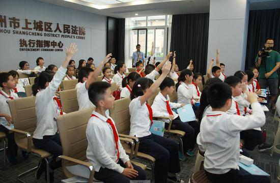 法治教育课。上法 供图